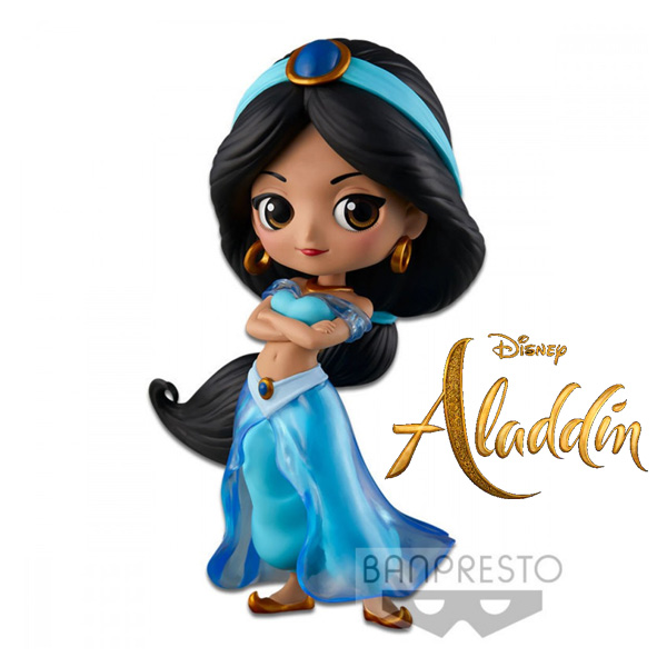 Disney Q Posket Aladdin Princesse Jasmine 14cm Classic Color